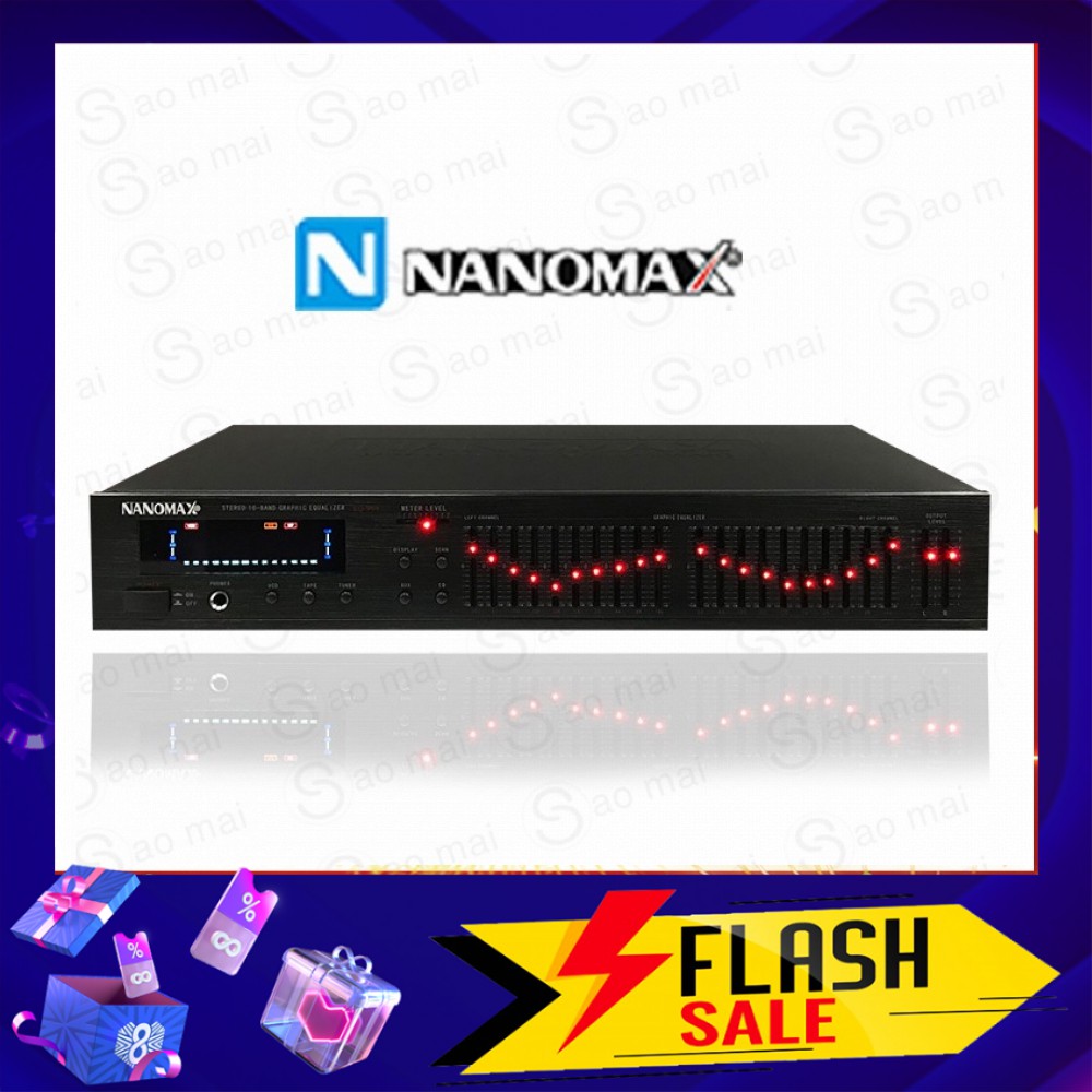 Đầu lọc xì Equalizer Nanomax EQ-999 có đèn led cực đẹp