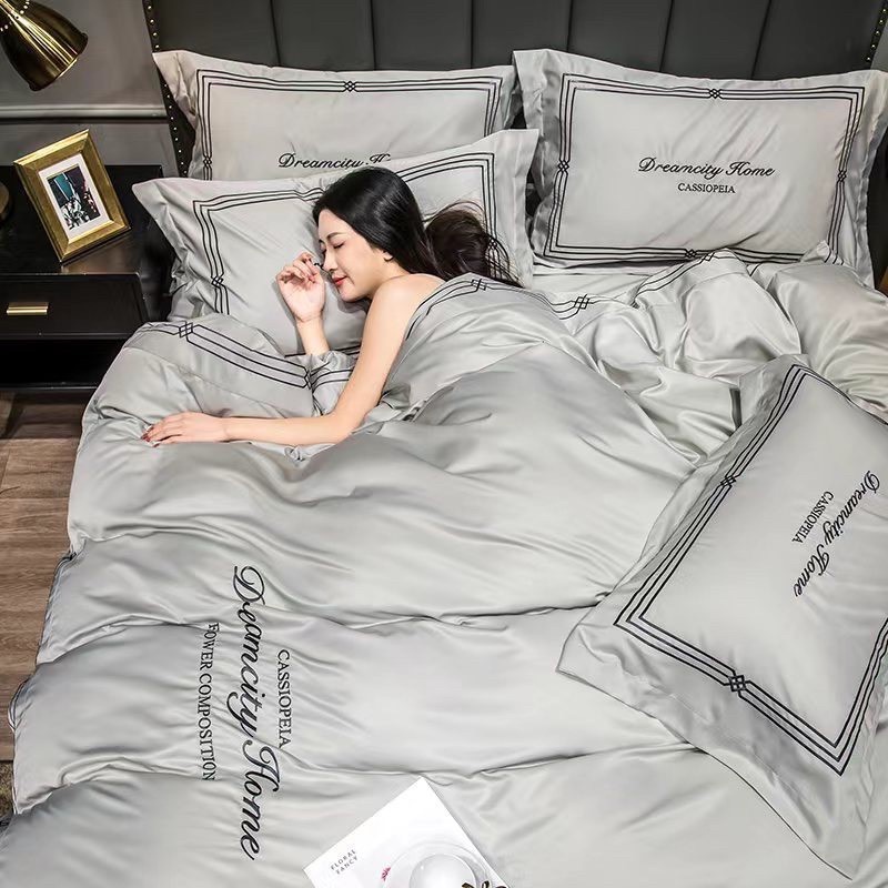 Dreamcity home phi Lụa 60s bộ chăn ga gối mềm mại new 2021