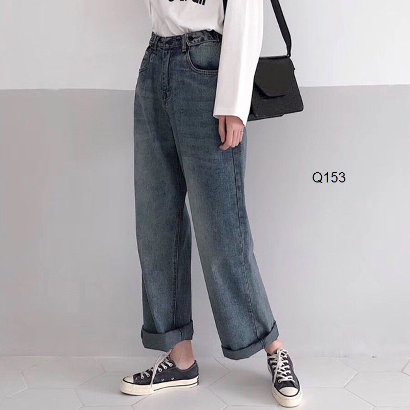 QUẦN JEAN ỐNG SUÔNG CHẤT ĐẸP có size XS và bigsize size to / quần bò ống rộng ulzzang