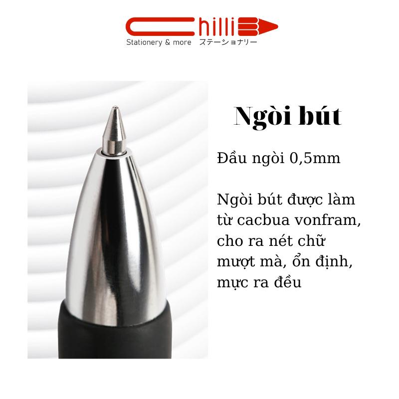 Bút Gel Beifa K35s 3 Màu Thiết Kế Thông Minh