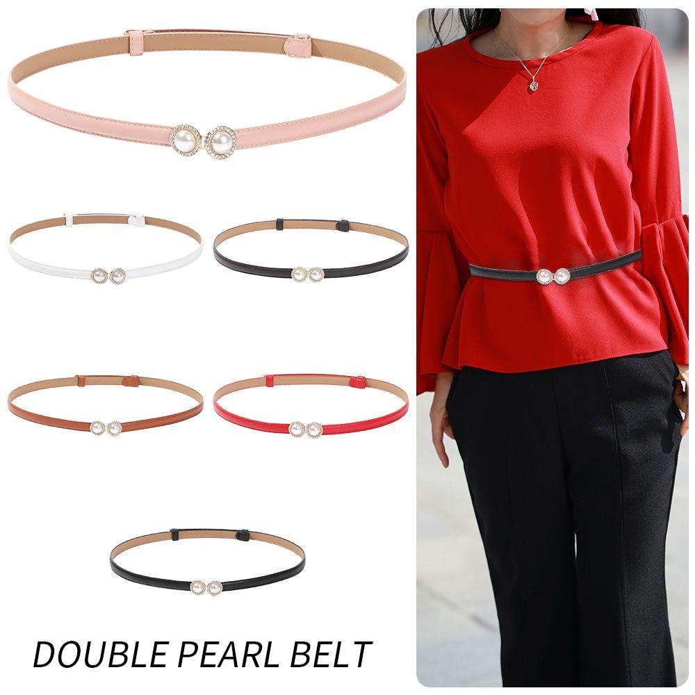 Thắt Lưng Hai Lớp Co Giãn Có Thể Điều Chỉnh Dùng Phối Đầm Jean