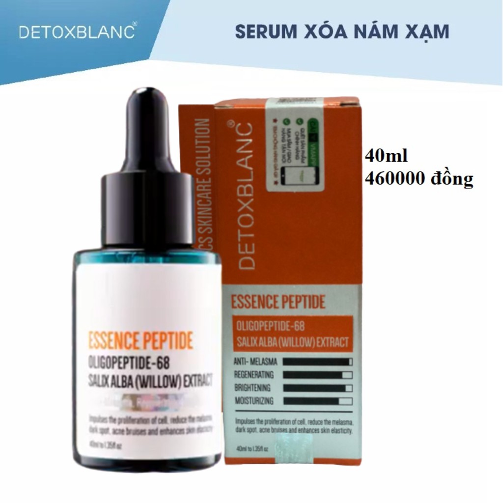 Serum xóa nám dưỡng trắng da detox blanc 40ml detoxblanc.france