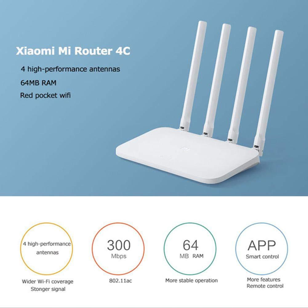 Bộ phát WiFi Xiaomi Mi Router 4C - Tốc Độ cao 300Mbps 4 Anten Wifi Router