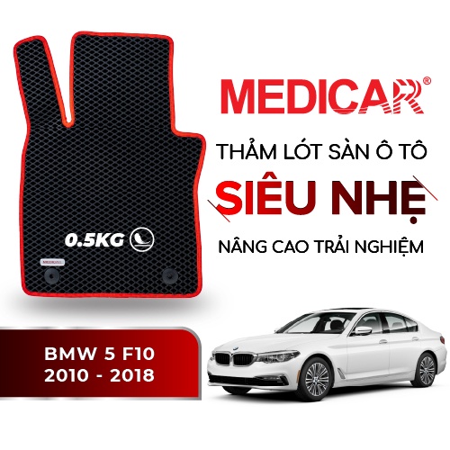 MEDICAR - Thảm Lót Sàn ô tô BMW 5 F10 (2010 - 2018)