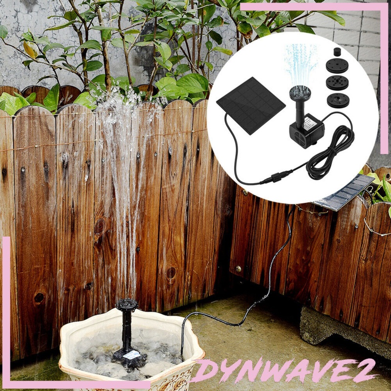 [DYNWAVE2]Solar Fountain with Panel Water Pump Solar Panel Kit Upgrade Solar Pump Kit