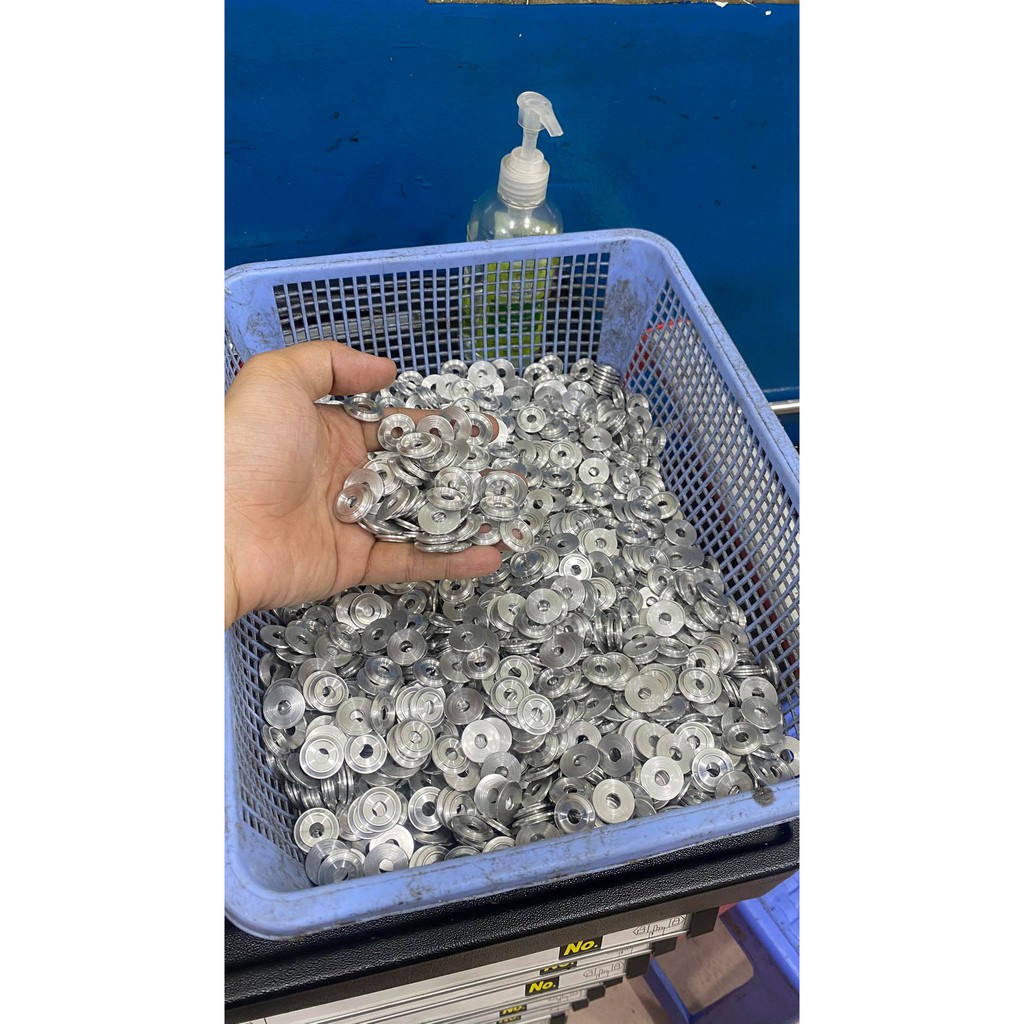 Long đền nhôm kiểu salaya lỗ 6 8 mm