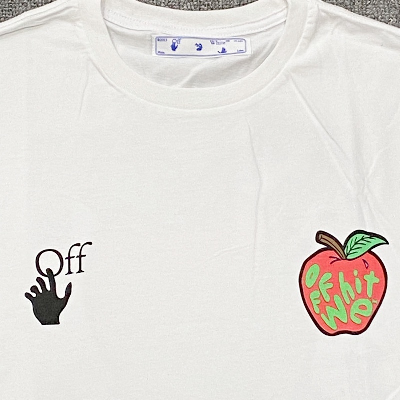 Áo thun Off White apple print T-shirt ss21