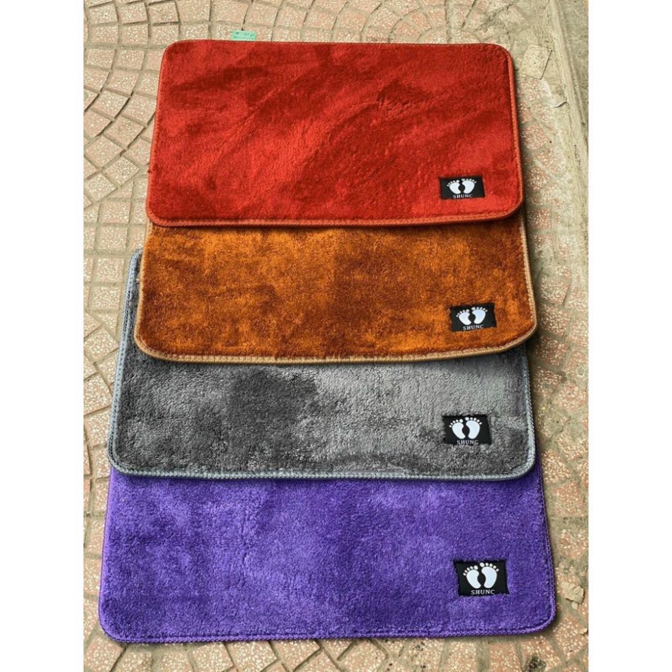 Thảm Bàn Chân lau chân Len mịn thấm hút Kích Thước 40*60cm Siêu Mịn .ĐTBX