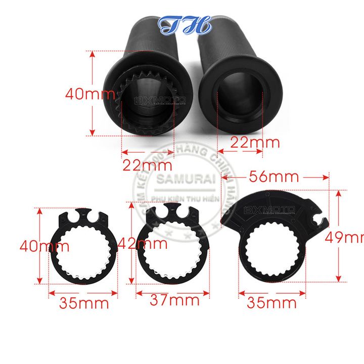 Bao tay xe máy Barracuda Gù + bao tay + ống ga cho Sirius, Wave, Dream, Exciter, Winner,...
