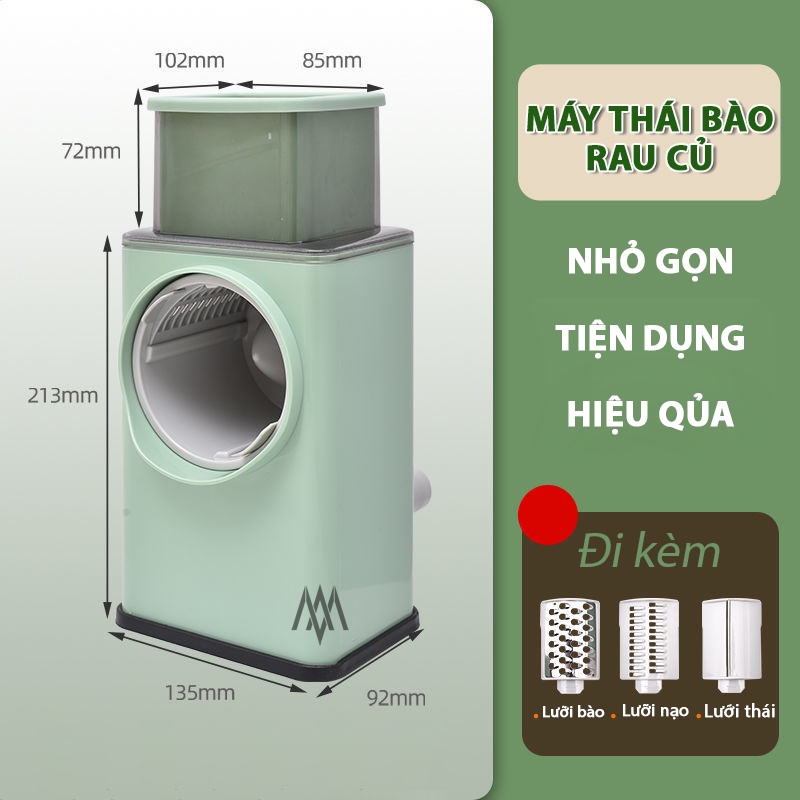 Máy thái lát rau củ VEGETABLE CUTTER đa năng - Máy bào sợi - Dụng cụ nạo rau củ quả