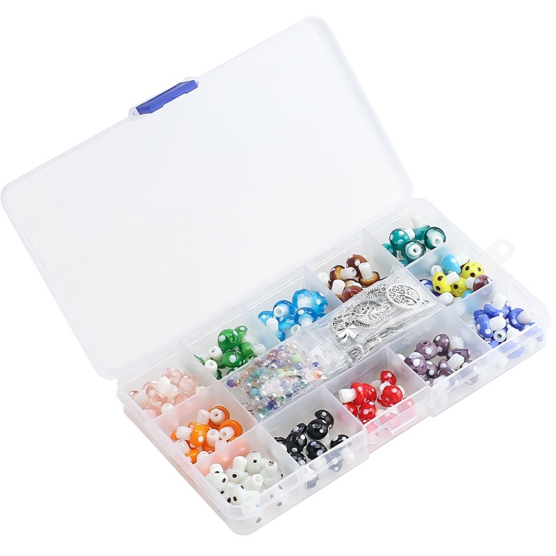 Sa Chuỗi Hạt Hình Nấm Nhiều Màu Sắc Dùng Làm Trang Sức DIY