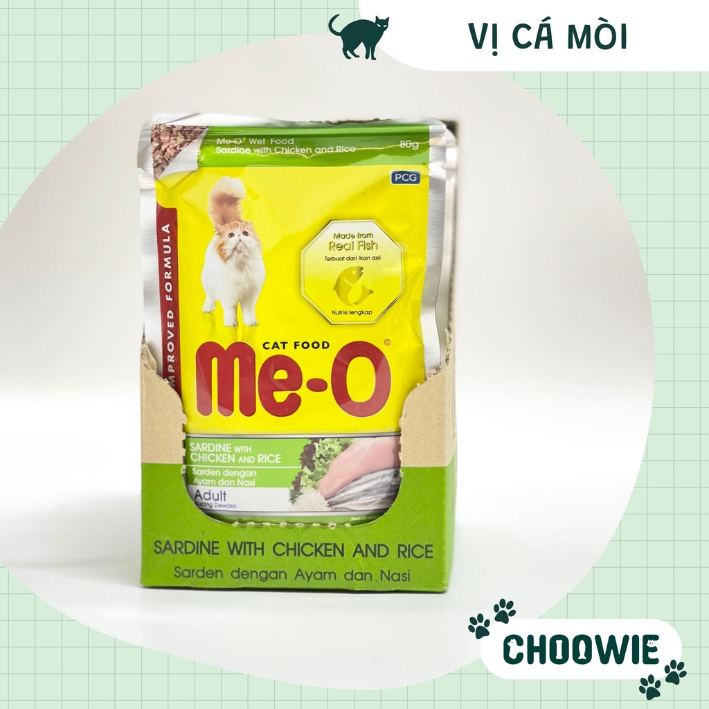 Pate Me-O thường và Me-O Delite dành cho mèo