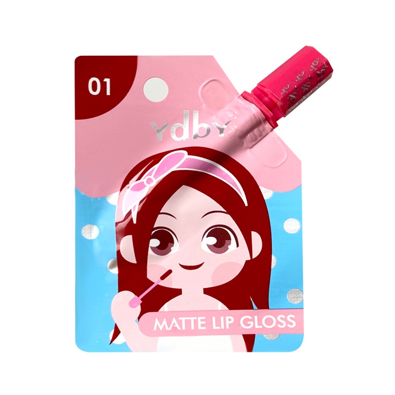 Son Môi Kiêm Mascara Dạng Lỏng Chống Thấm Nước Thiết Kế Vỏ Dễ Thương