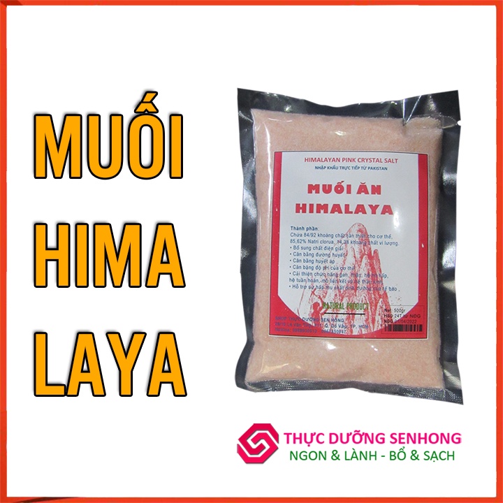 Muối hồng Himalaya (500gr) Muối ăn nhập khẩu Pakistan