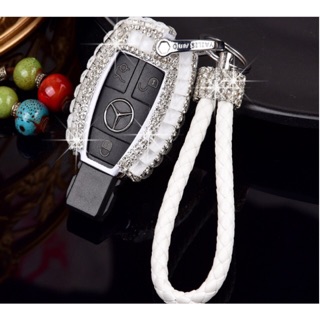 [Cao cấp]Ốp chìa khoá Mercedes đá Swaroski
