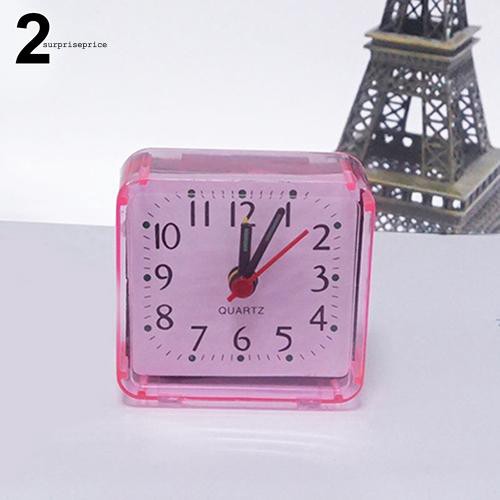 Đồng hồ báo thức mini dạng vuông tiện lợi