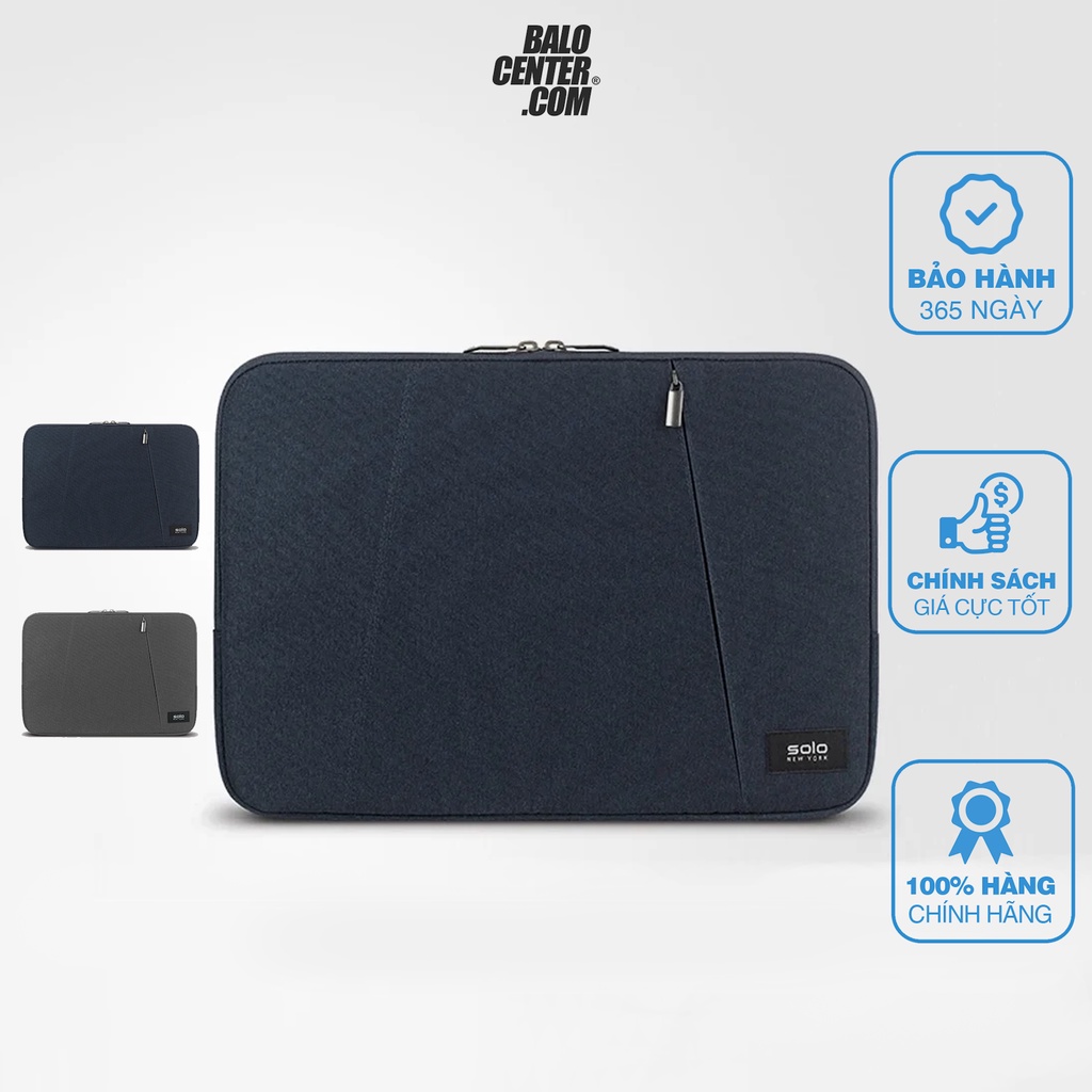 Túi Chống Sốc Laptop Công Sở Solo Oswald 13.3'' Thiết Kế Lót Chống Trầy &amp; Chống Thấm Nước - Balocenter