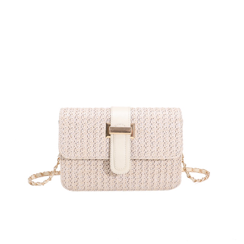 Túi cói Đan Lát Hình Vuông Nhỏ Đơn Giản Thời Trang Xu Hướng Mới