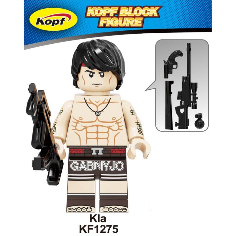 lego Minifiguers các nhân vật game free fire đầy đủ trang bị tuyệt đẹp mô hình nhân vật free fire