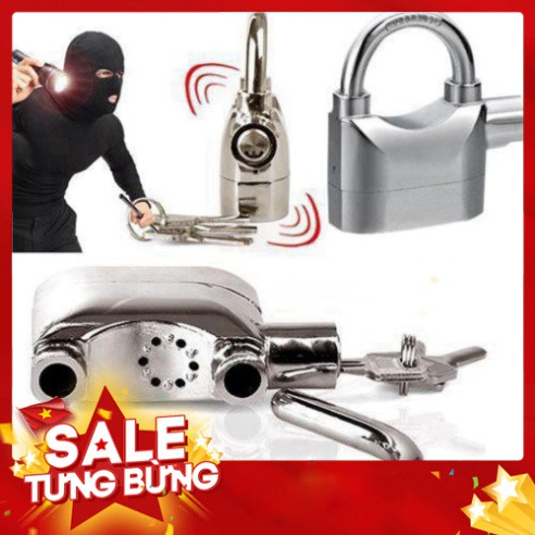 [FREE SHIP] 💥[HÀNG CHÍNH HÃNG]💥Khoá Chống Trộm Chính Hãng Có Còi Hú Thông Minh Alarm Lock💥SIÊU HOT💥