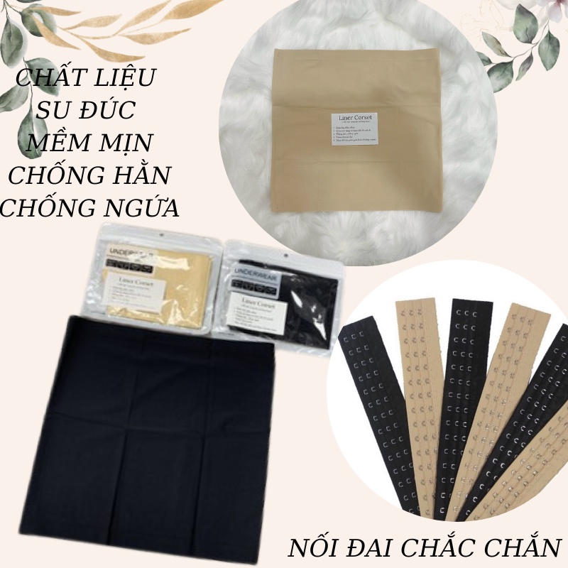 [FULL SET] Đai nịt bụng latex 25 xương co dãn- Gen nịt bụng sau sinh giảm mỡ Hy Lạp không lộ viền