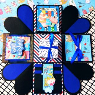 Combo 10 lovebox (mix màu tùy chọn) size10x10cm