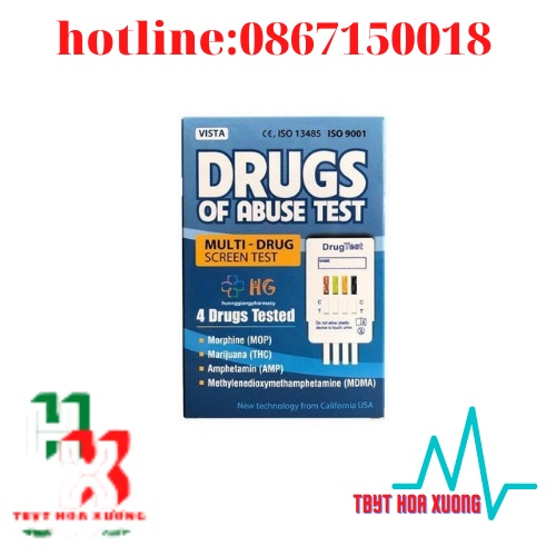 Que Thử 4 Chân Tại Nhà - Que Thử Ma Túy Các Chất Gây Ngiện Test Nhanh Nước Tiểu