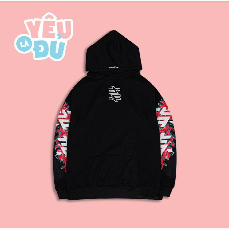 Áo hoodie nỉ bông có mũ Flagger Blooming UNISEX - YÊU LÀ ĐỦ | BigBuy360 - bigbuy360.vn