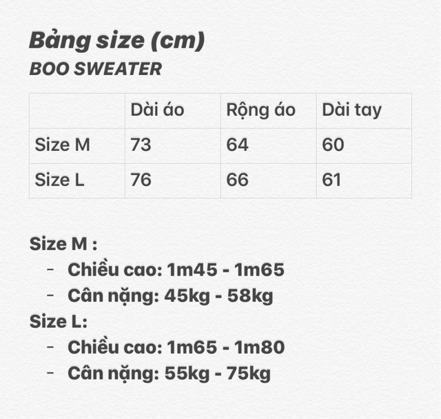 BOO SWEATER | BigBuy360 - bigbuy360.vn
