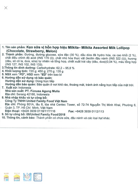 Kẹo Mút Sữa Con Bò Mikita 50 que