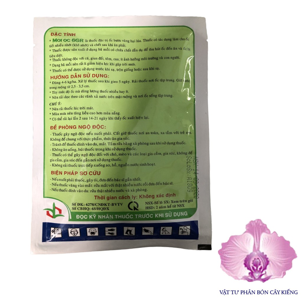 Bã Trừ Ốc Moi Oc 6GR - #089B# 100g