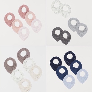 Set 6 yếm auth cotton cho bé