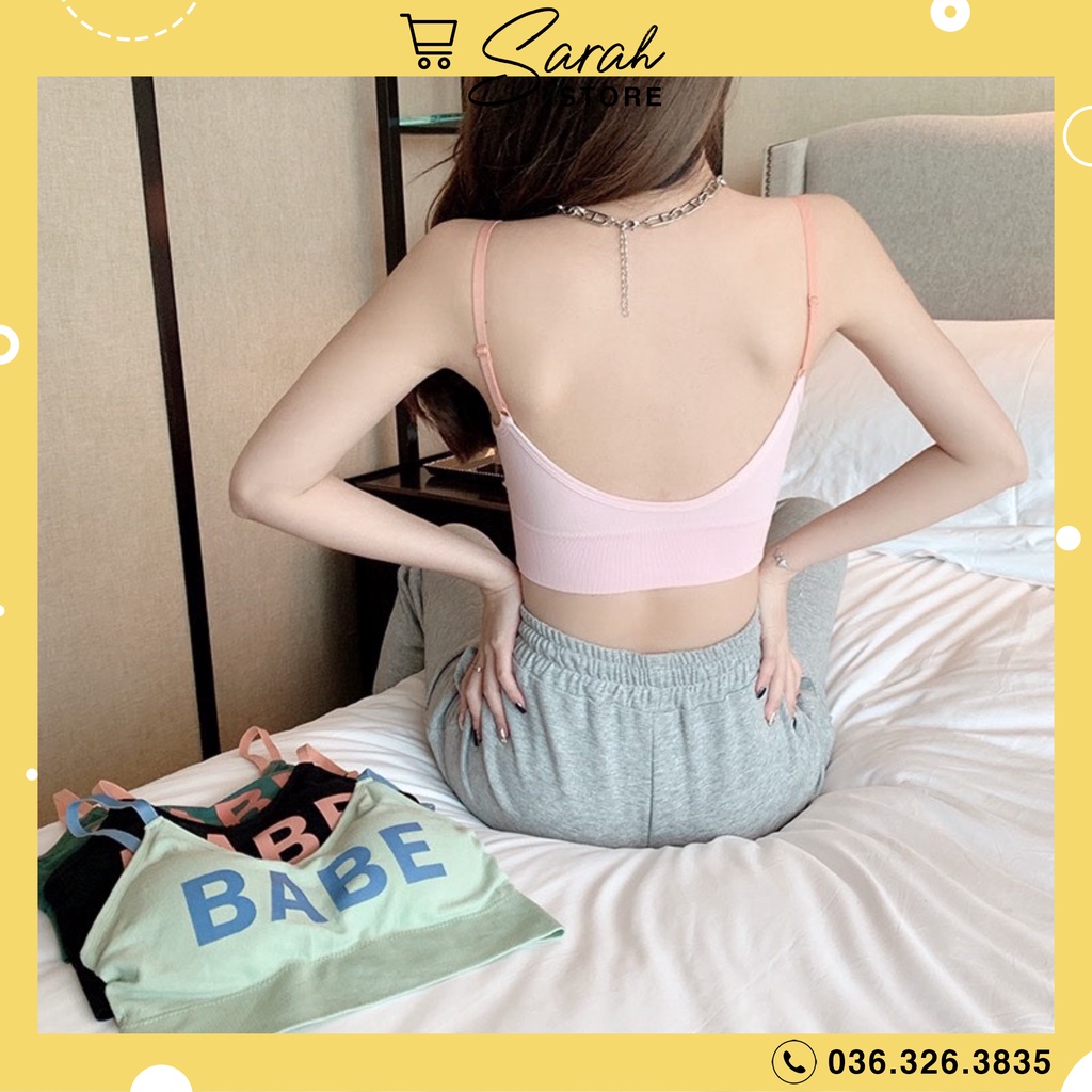 Áo Bra Nữ Hở Lưng Nâng Ngực Nhẹ Mẫu Mới Hot Hit BABE | BigBuy360 - bigbuy360.vn