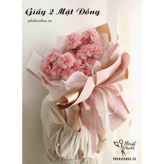 GIẤY GÓI HOA - GIẤY HAI MẶT ĐỒNG