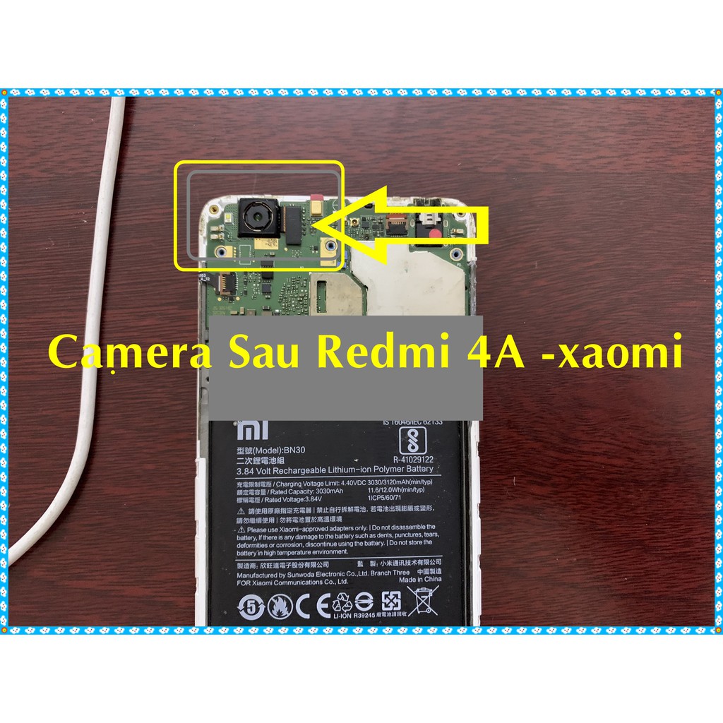 camera sau Redmi 4A Xaomi