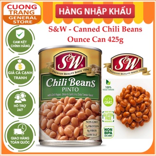 Đậu ớt pinto chili beans s&w 425g