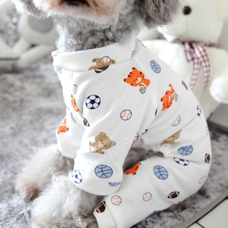 Pet Bichon Teddy Puppy Dog Quần áo cho chó nhỏ Quần áo mùa hè Quần áo mỏng mùa xuân Mùa hè Bộ đồ ngủ