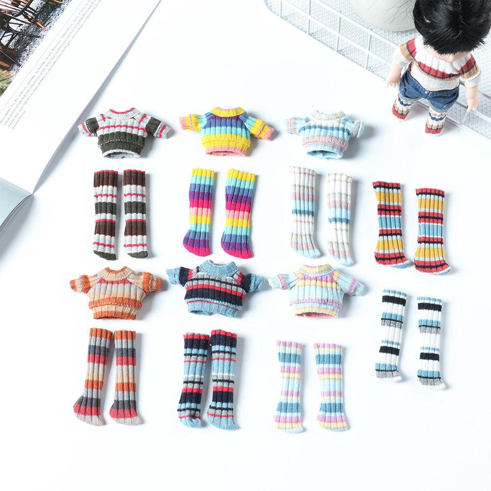 RAINBOW Tất Dài Thời Trang Cho Búp Bê OB11 Obitsu11
