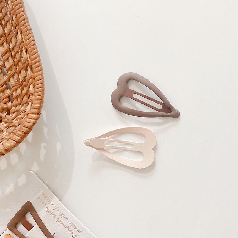 Set 3 Kẹp Tóc Màu Kẹo Đơn Giản Thời Trang Hàn Quốc