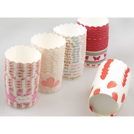 Ly Giấy Cupcake Tròn 931 Nhỏ 50 Cái-Giao Họa Tiết Và Màu Ngẫu Nhiên