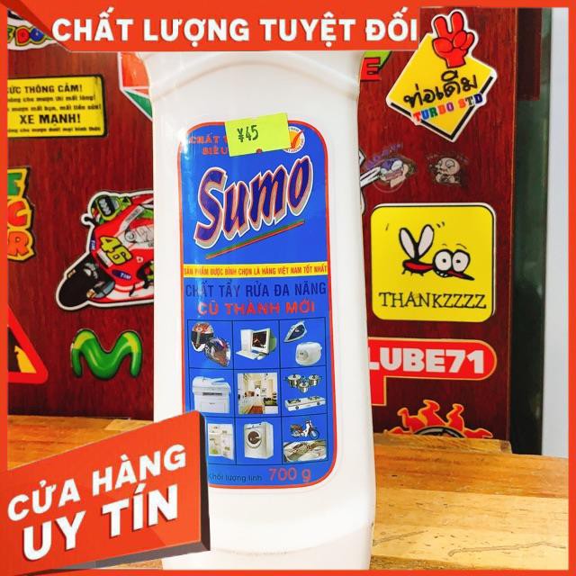 Dung dịch tẩy rửa tổng hợp như rửa lốc máy , bồn cầu , toilet Sumo