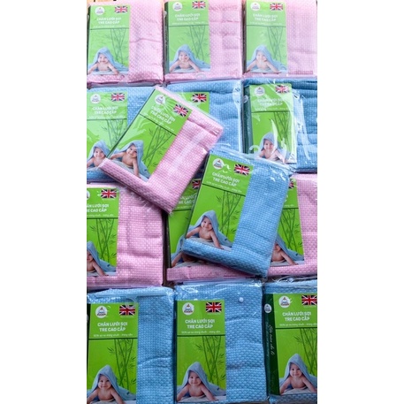 Chăn lưới sợi tre Bamboo Blanket Manny KT: 110x110cm