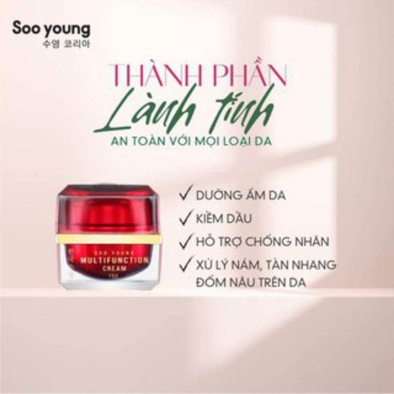 Combo Kem Face Hàn SooYoung và Cao Thông Nám Soo Young