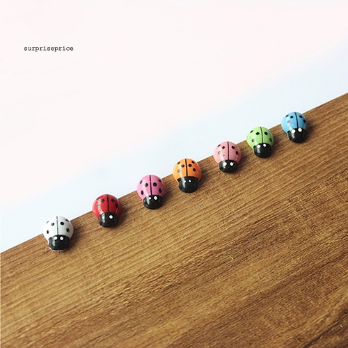 Set 100 Đồ trang trí Bọ Rùa 3D Mini Bằng Nhựa Dùng Trang Trí Tiểu Cảnh