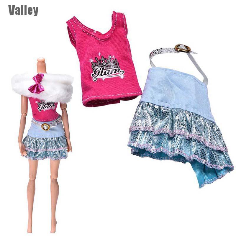 Set 3 Món Đồ Thời Trang Cho Búp Bê Barbie