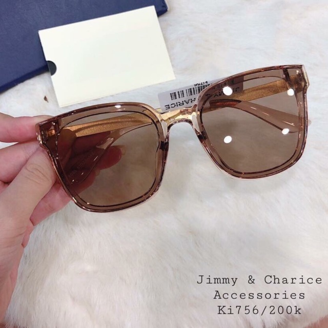 Kính râm nữ thời trang gọng V, Kính mắt siêu xinh KM1319 - NhiNhiShop