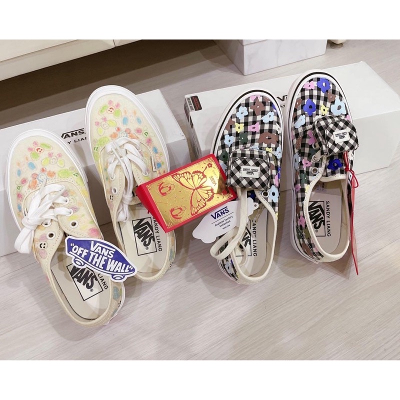 GIÀY VAN.S SANDY LIANG CREAM BABY CUTE LAI AU