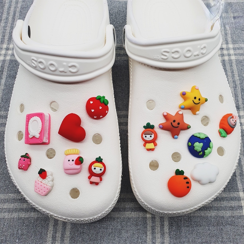[Deco] Set 7 Trong 1 Set Phụ Kiện Trang Trí Giày Crocs Jibbitz Diy