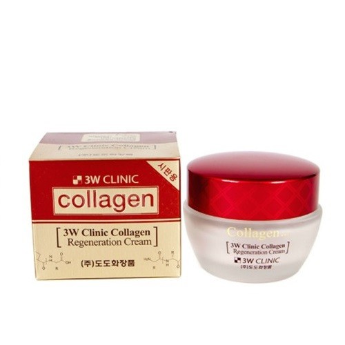 Kem dưỡng trắng da chống lão hóa 3W Clinic Collagen Regeneration Cream 60ml