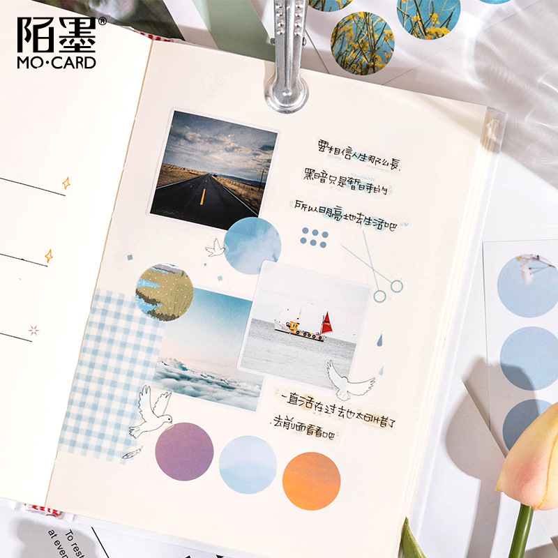 Set 3 Tờ Nhãn Dán Trang Trí Sổ Lưu Niệm